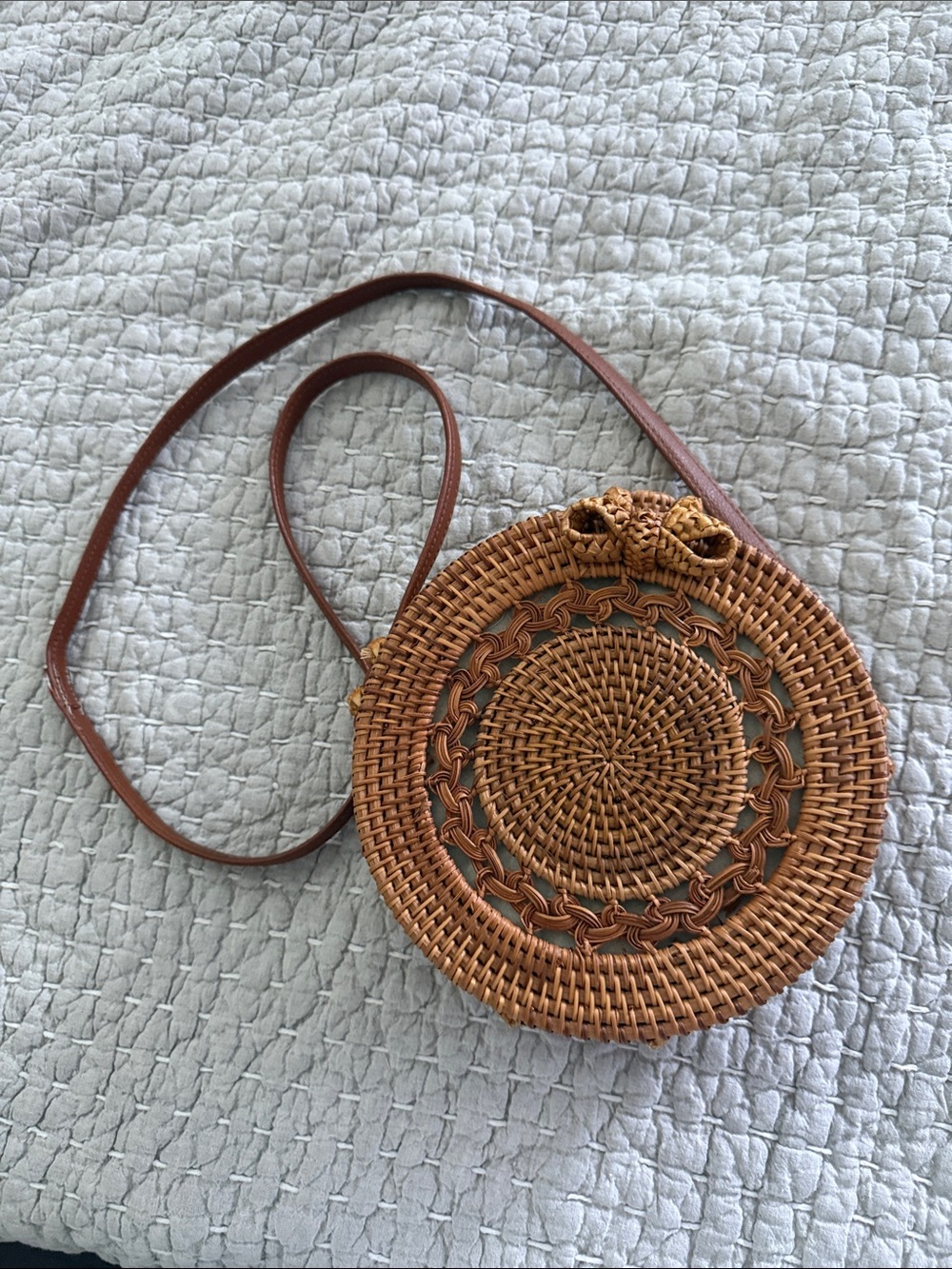 Wicker purse